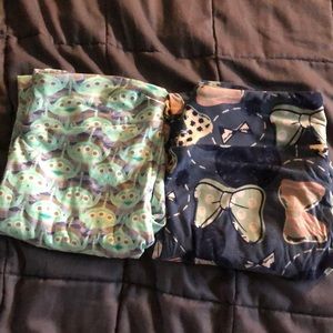 2 Pair Lularoe Disney Leggings